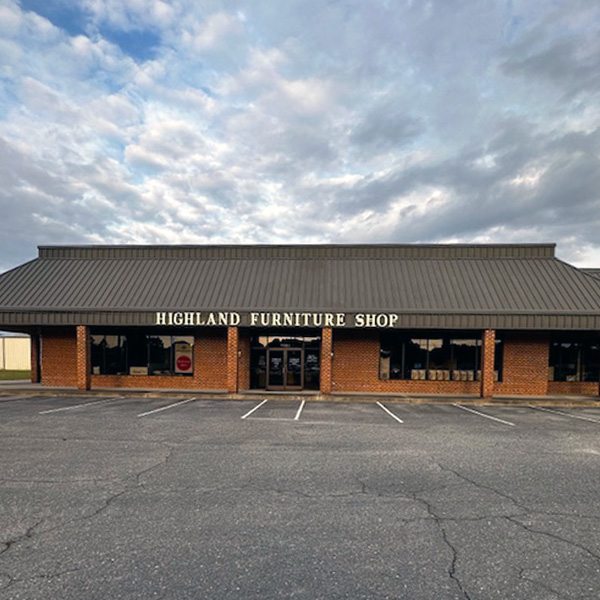 Exterior of Highland Furniture Shop